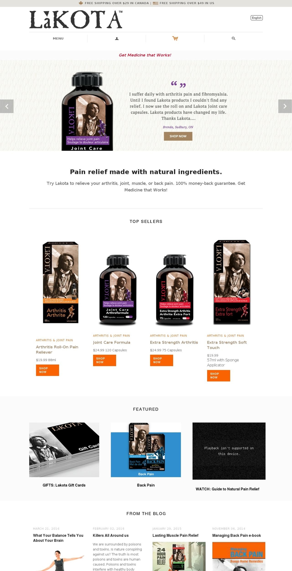 Production - Feb 16 Shopify theme site example lumanite.com