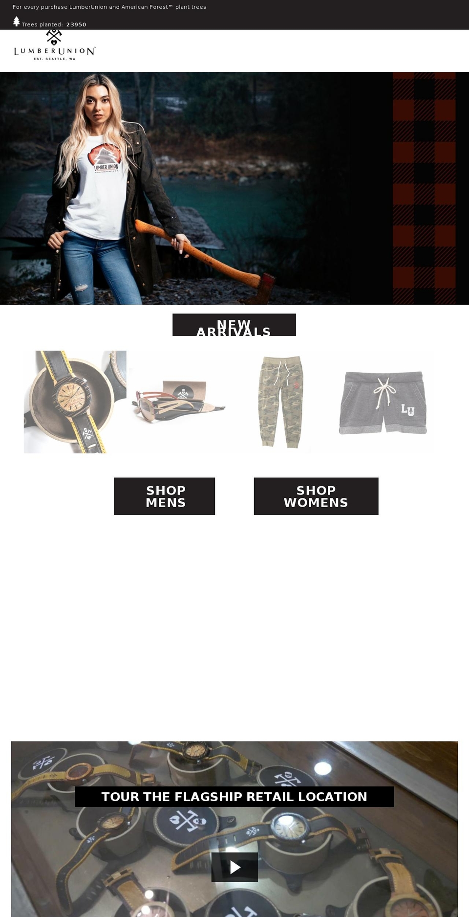 lumberunion.com shopify website screenshot