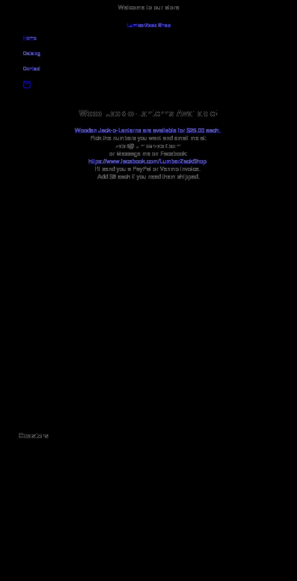 lumberzack.com shopify website screenshot
