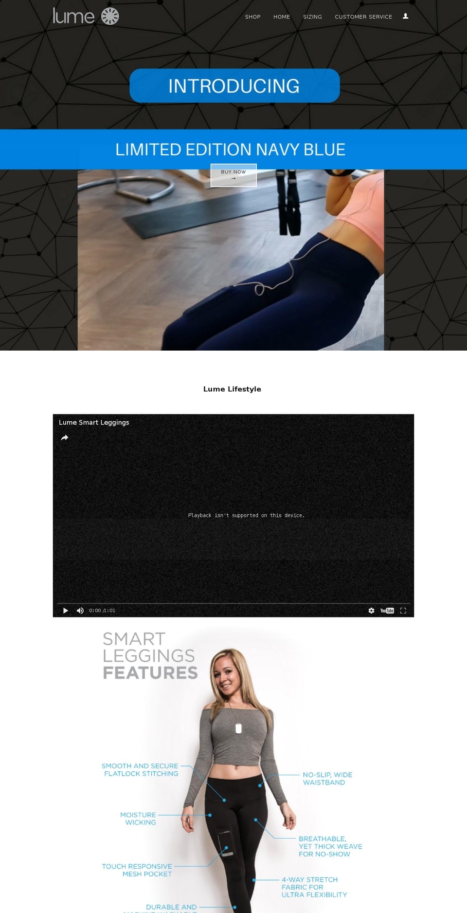 lumelifestyle.com shopify website screenshot