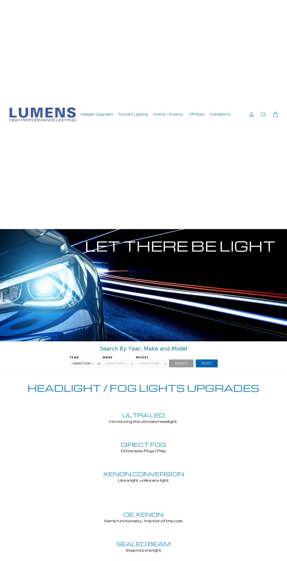 lumenshpl.com shopify website screenshot