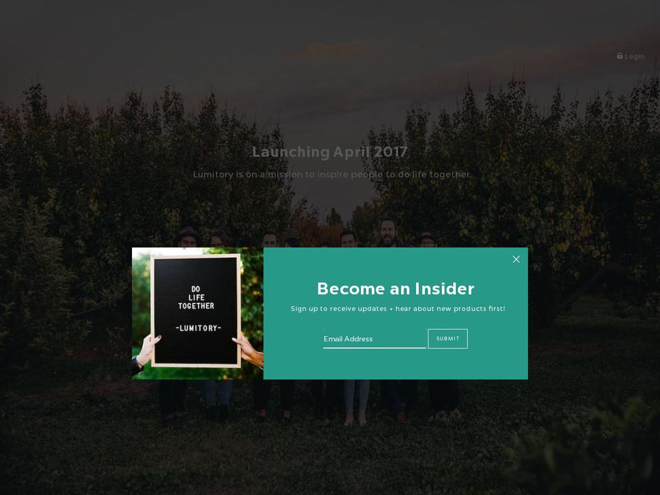 lumetory.com shopify website screenshot