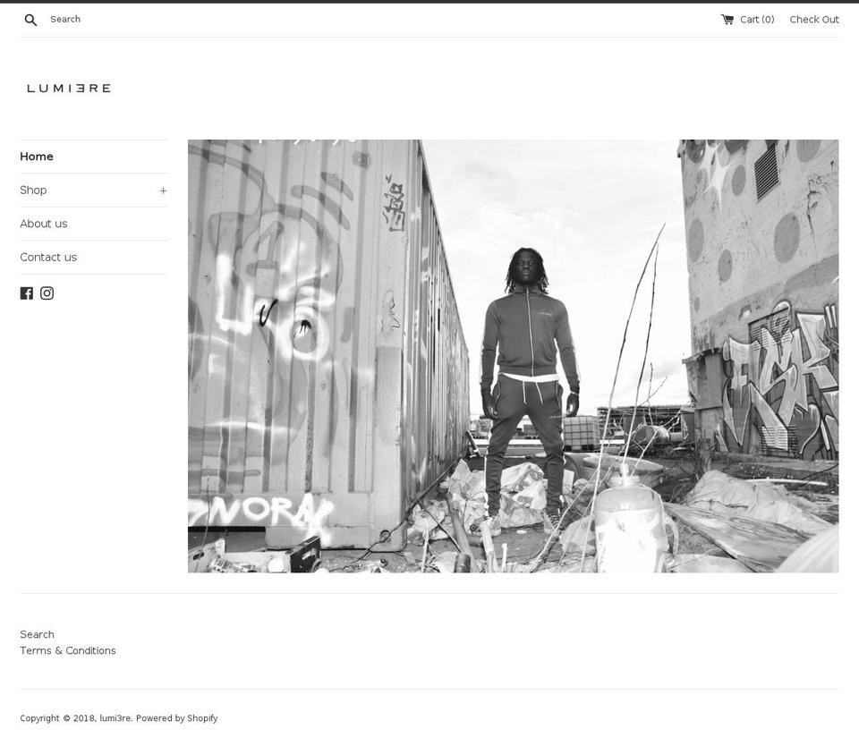 lumi3re.com — Shopify storefront screenshot