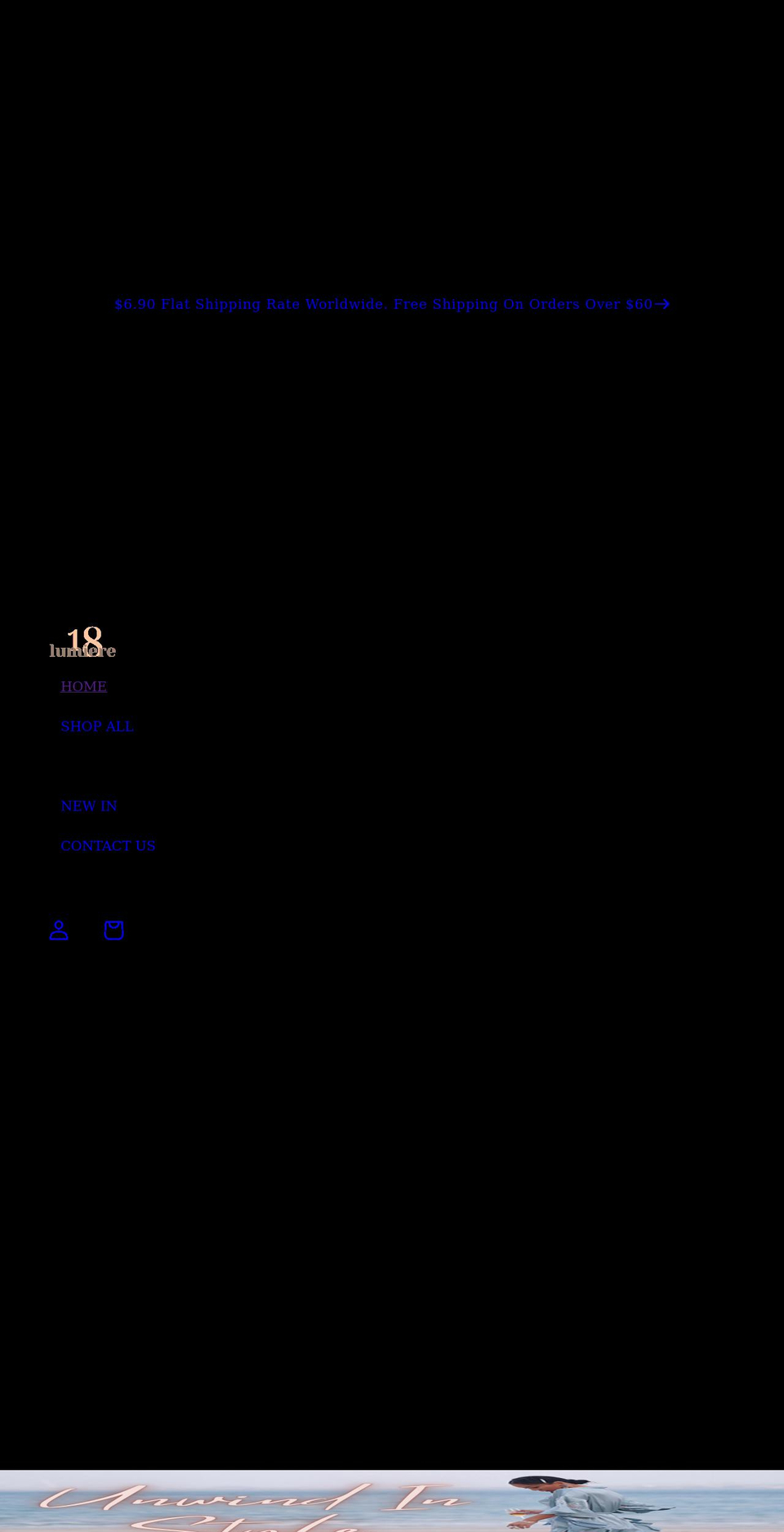 lumiere18.com shopify website screenshot