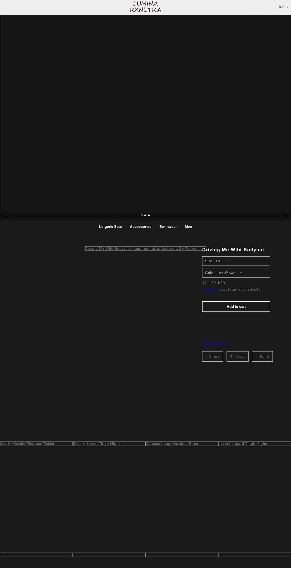 luminarxnutra.com shopify website screenshot