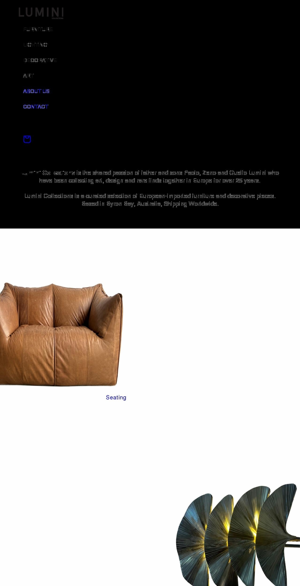 luminicollections.com — Shopify storefront screenshot