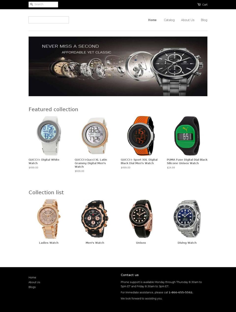 luminoxwristwatch.com — Shopify storefront screenshot
