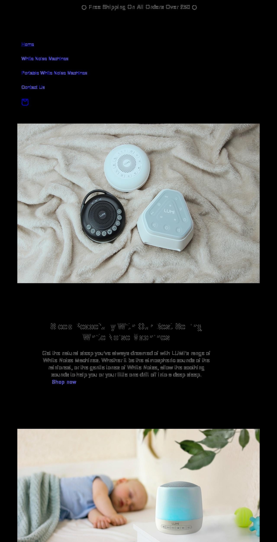 lumisleep.com shopify website screenshot