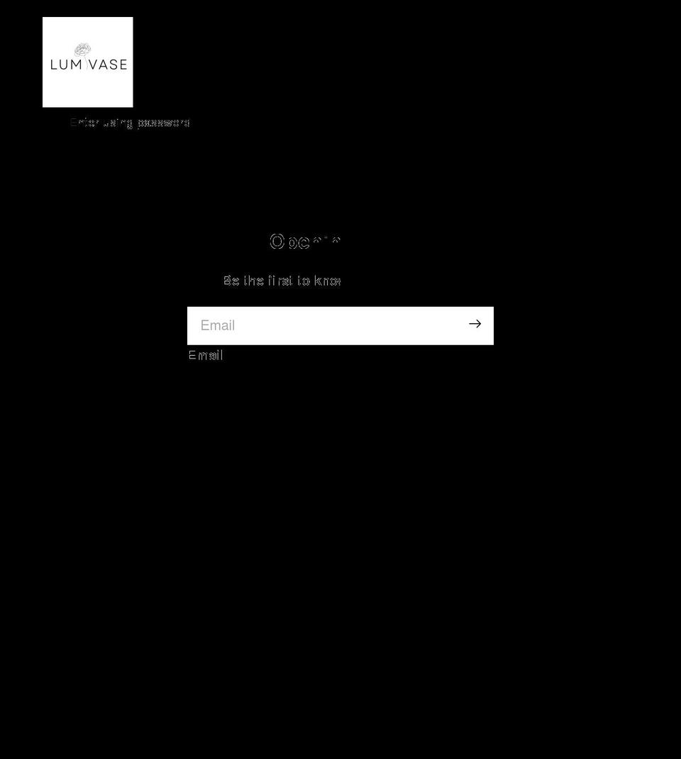 lumivase.com shopify website screenshot