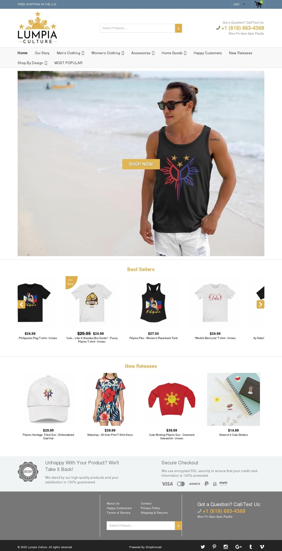 lumpiaculture.com shopify website screenshot