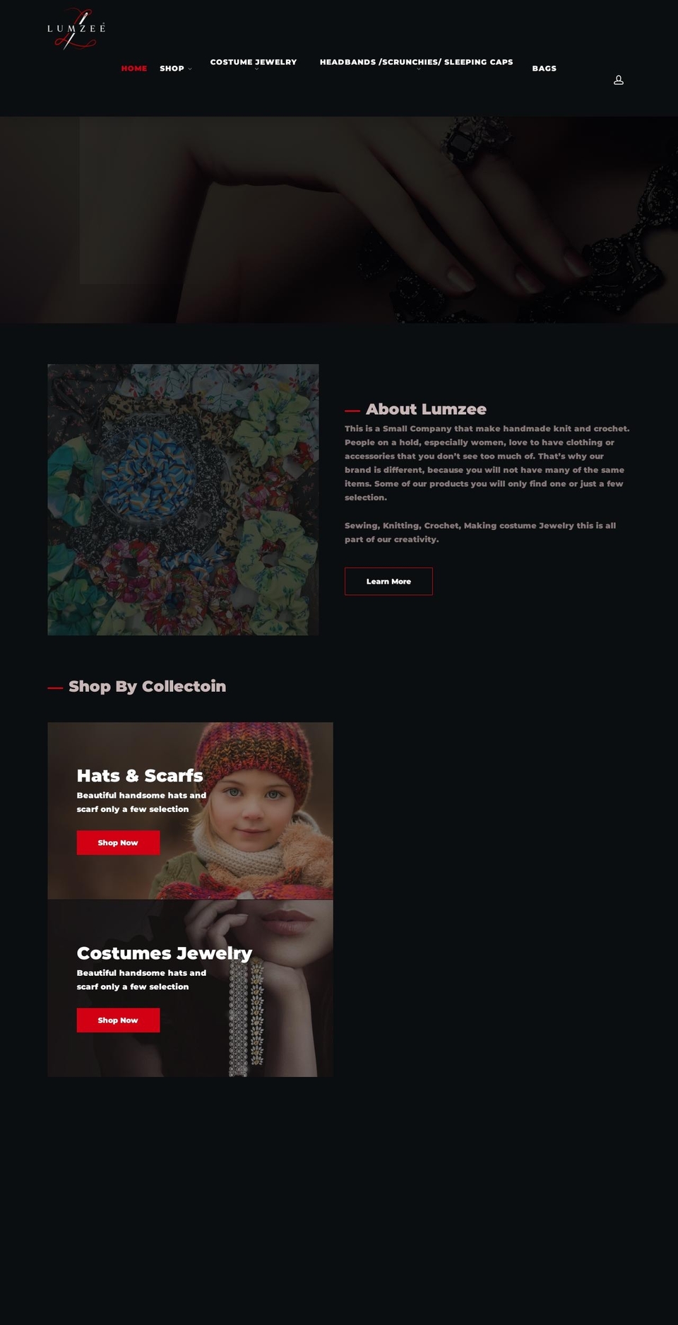 lumzee.com shopify website screenshot