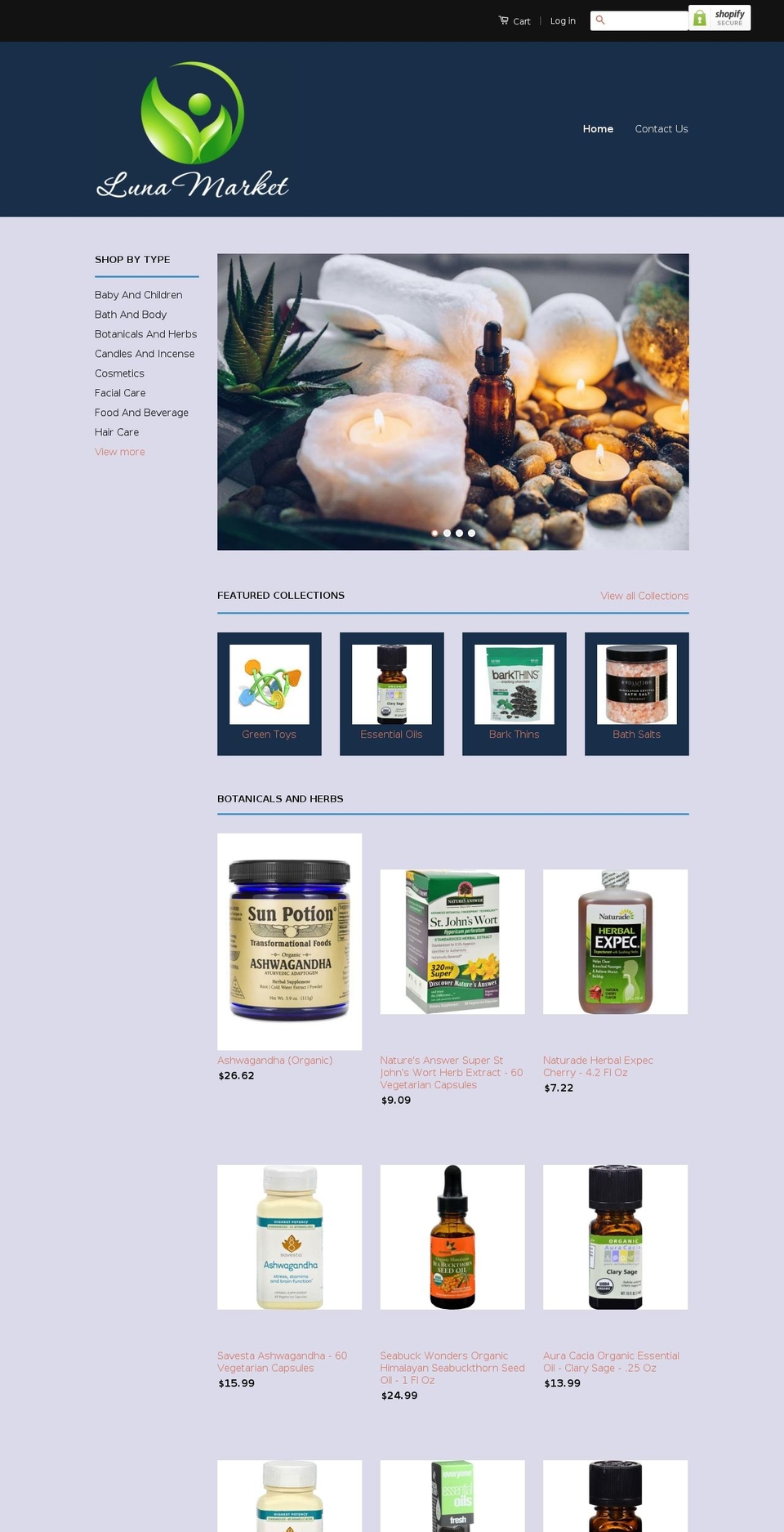 is-turnkey-theme Shopify theme site example lunamarkets.com