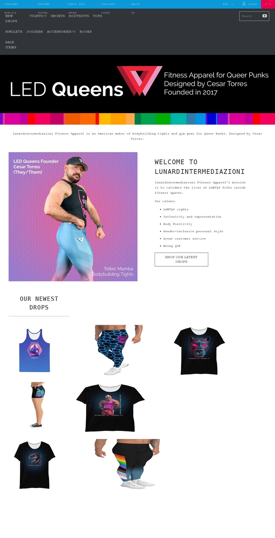 lunardintermediazioni.com shopify website screenshot