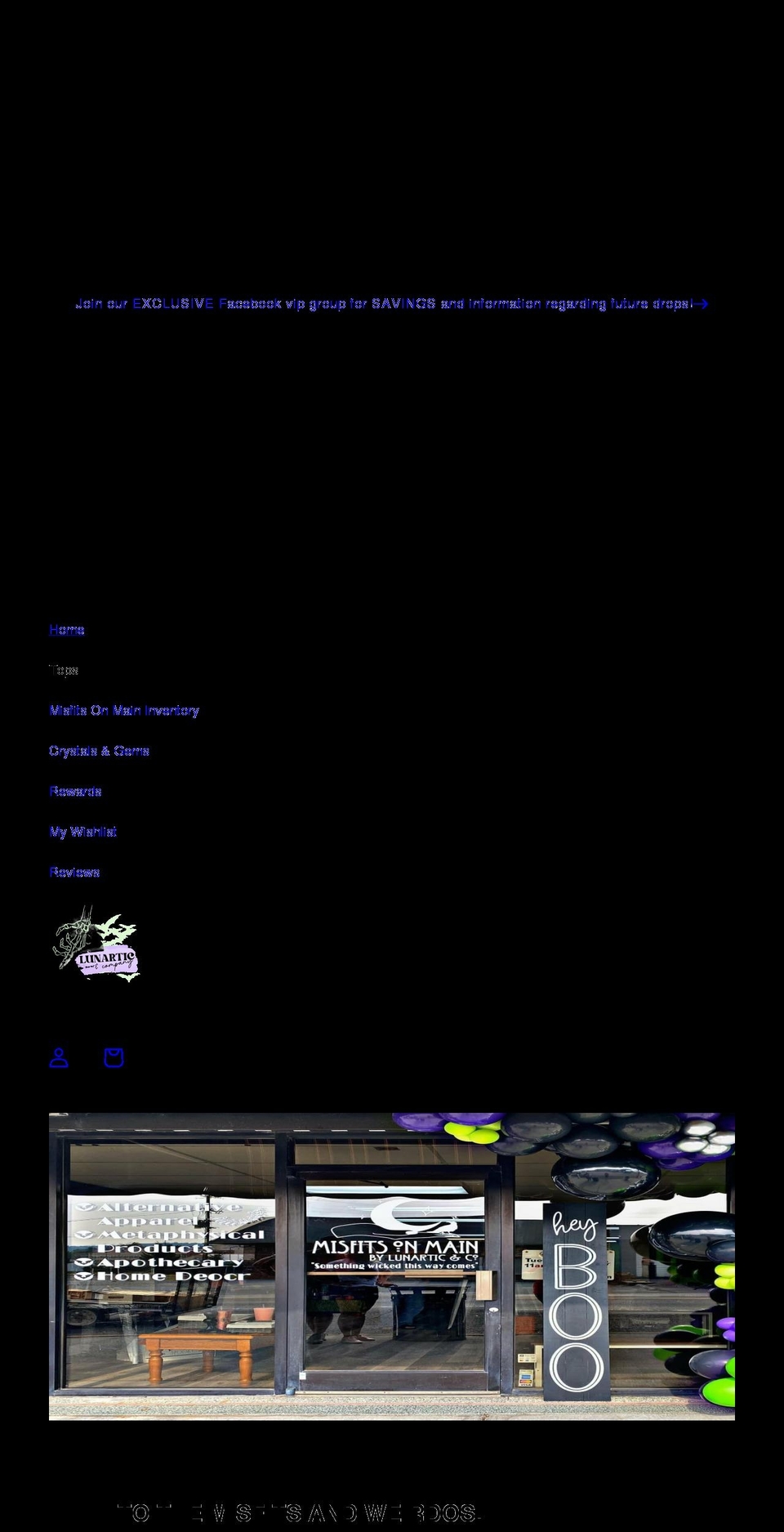 lunarticco.com shopify website screenshot