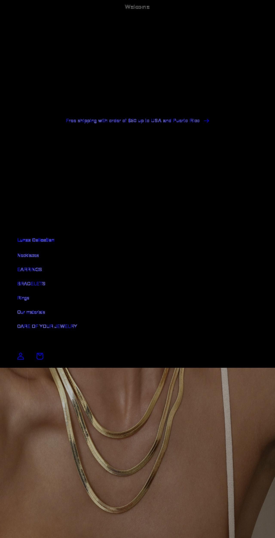 lunascouture.com shopify website screenshot