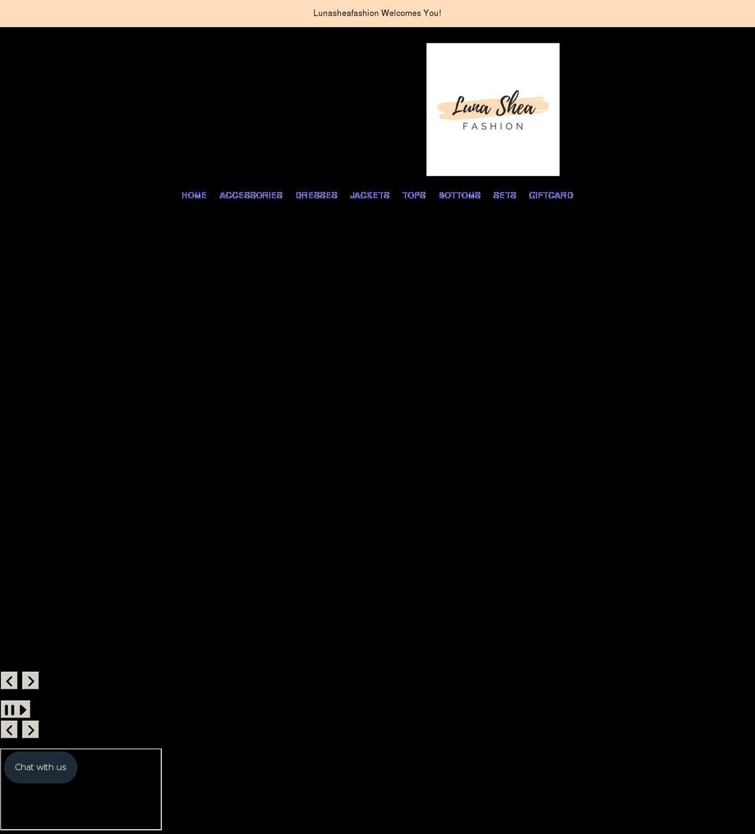 lunasheafashion.com shopify website screenshot