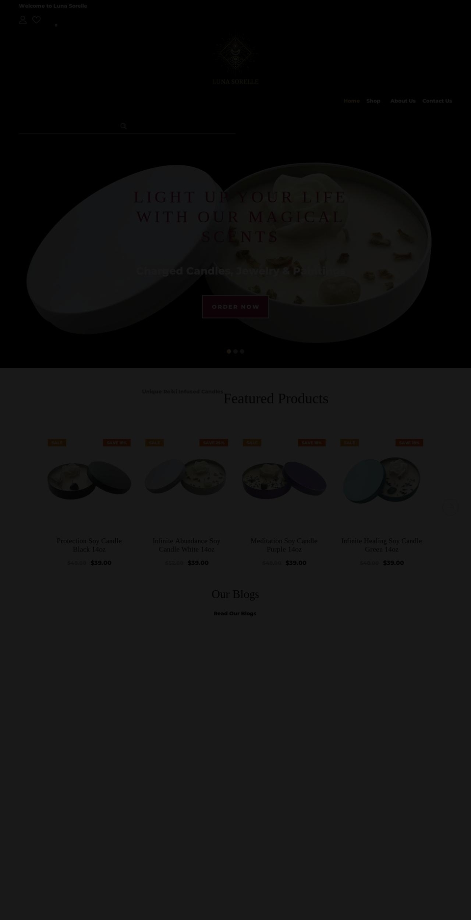 Anamika Shopify theme site example lunasorelle.com