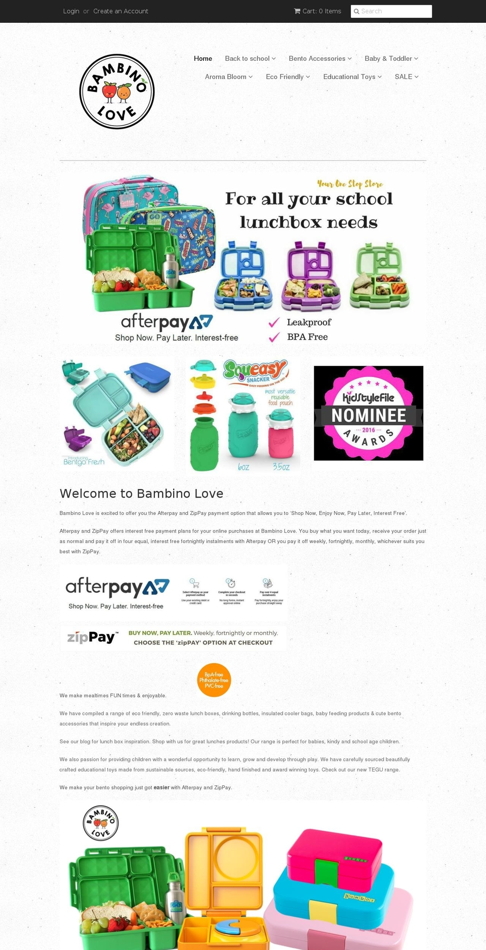 lunchboxaustralia.com — Shopify storefront screenshot