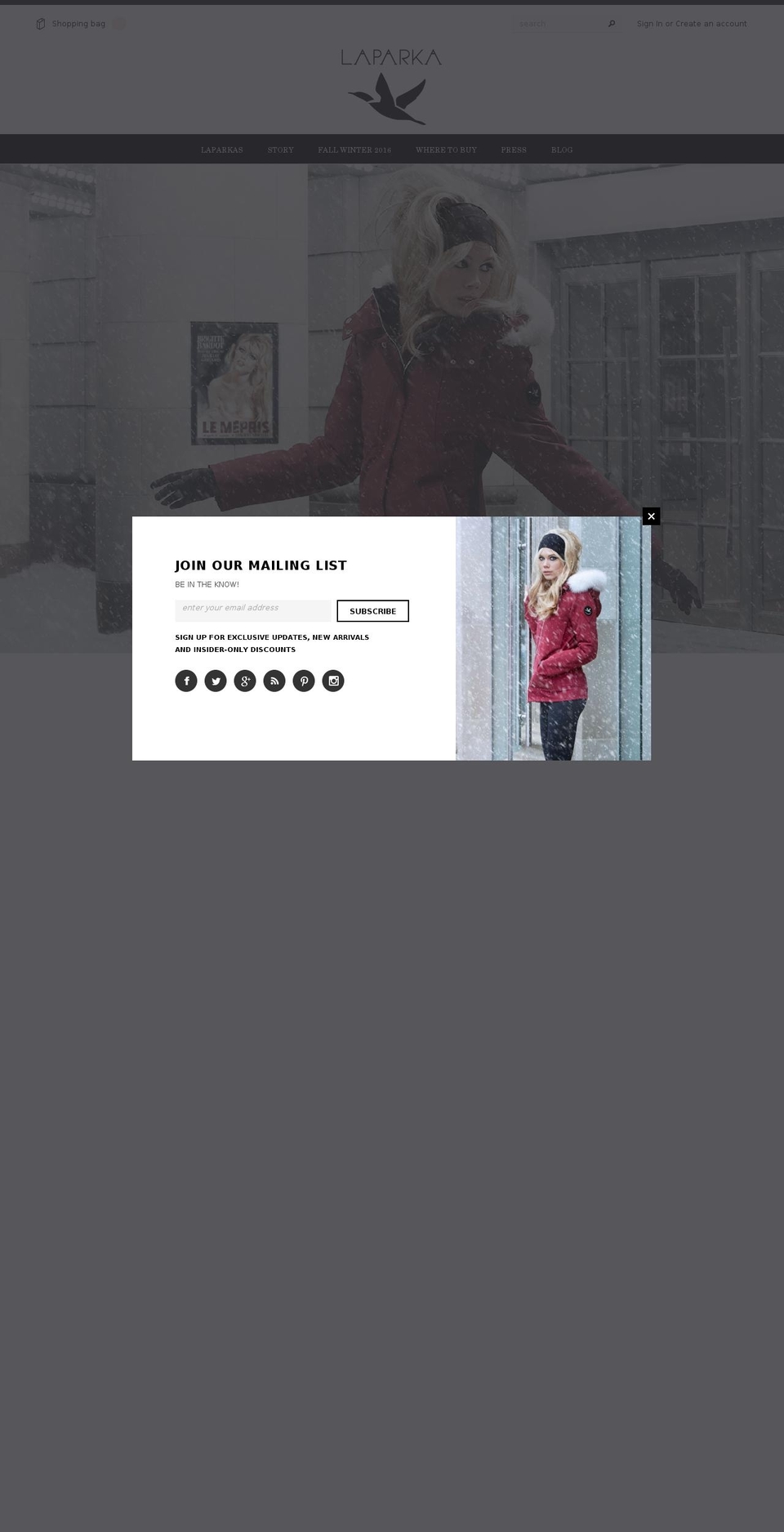 lundstrom.ca shopify website screenshot