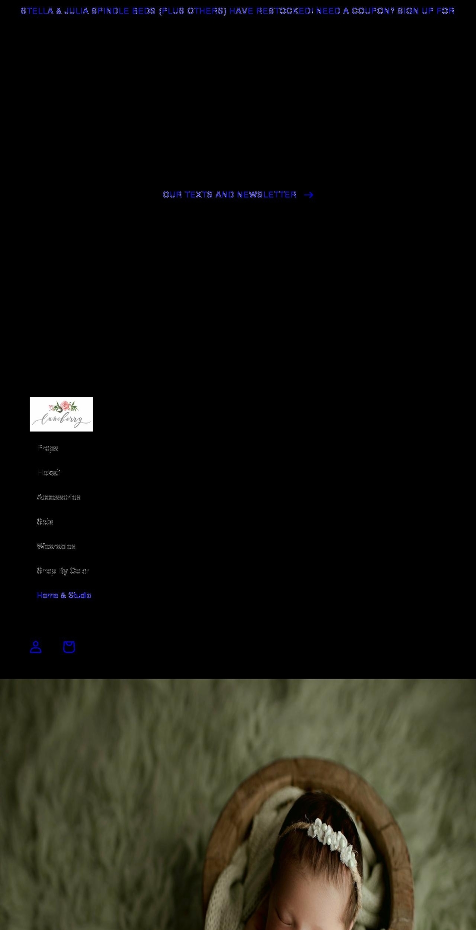 luneberry.com shopify website screenshot