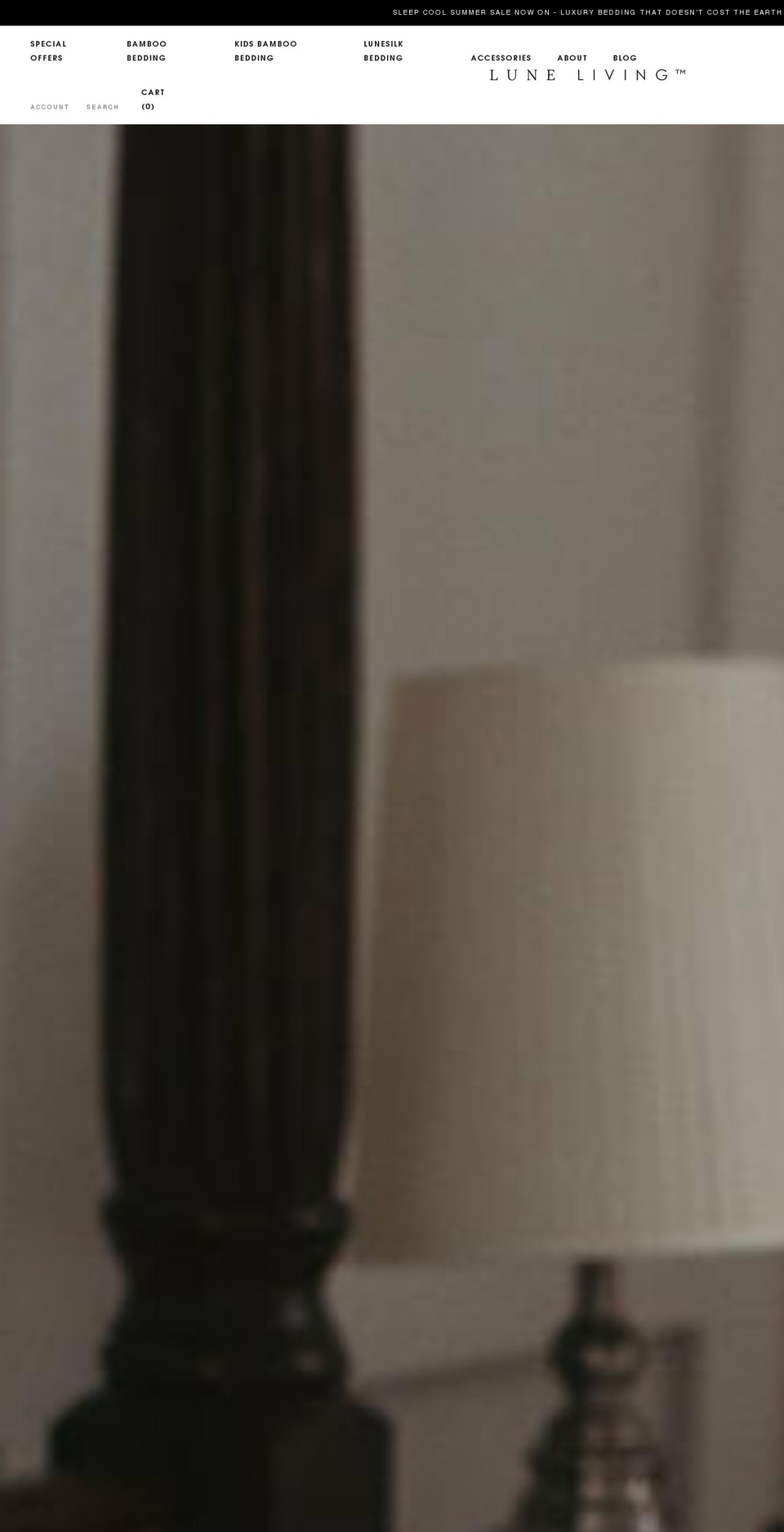 luneliving.com shopify website screenshot