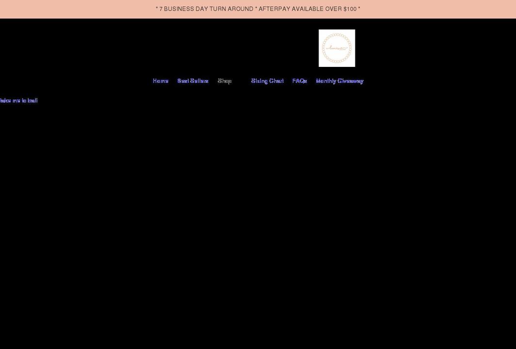 lunivacollection.com shopify website screenshot