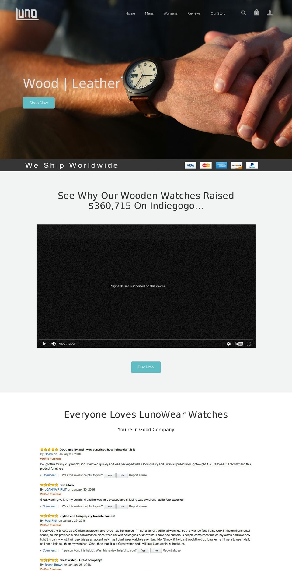 Holiday Season Shopify theme site example lunowear.com