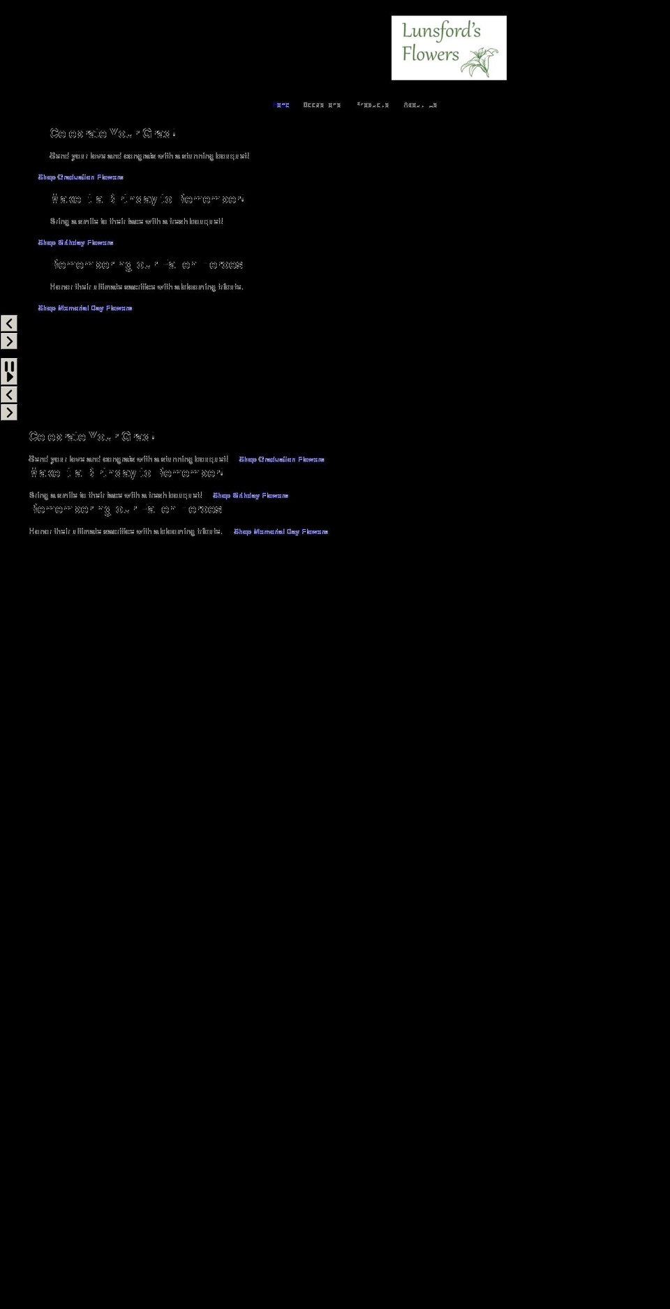 mol-standard- Shopify theme site example lunsfordsflowers.com