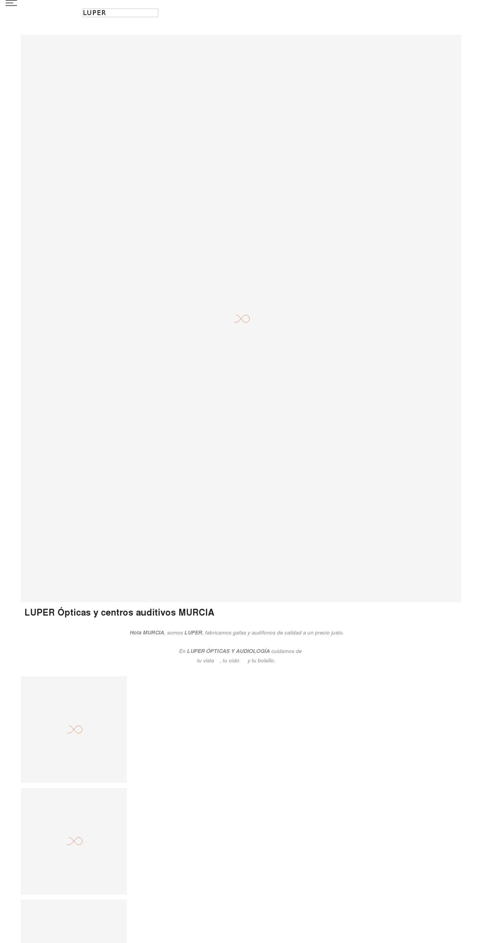 luper.es shopify website screenshot