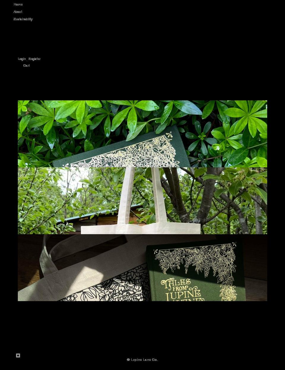 lupinelaneco.com shopify website screenshot