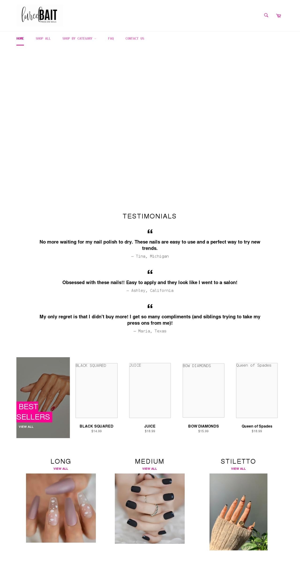 luredbait.com shopify website screenshot
