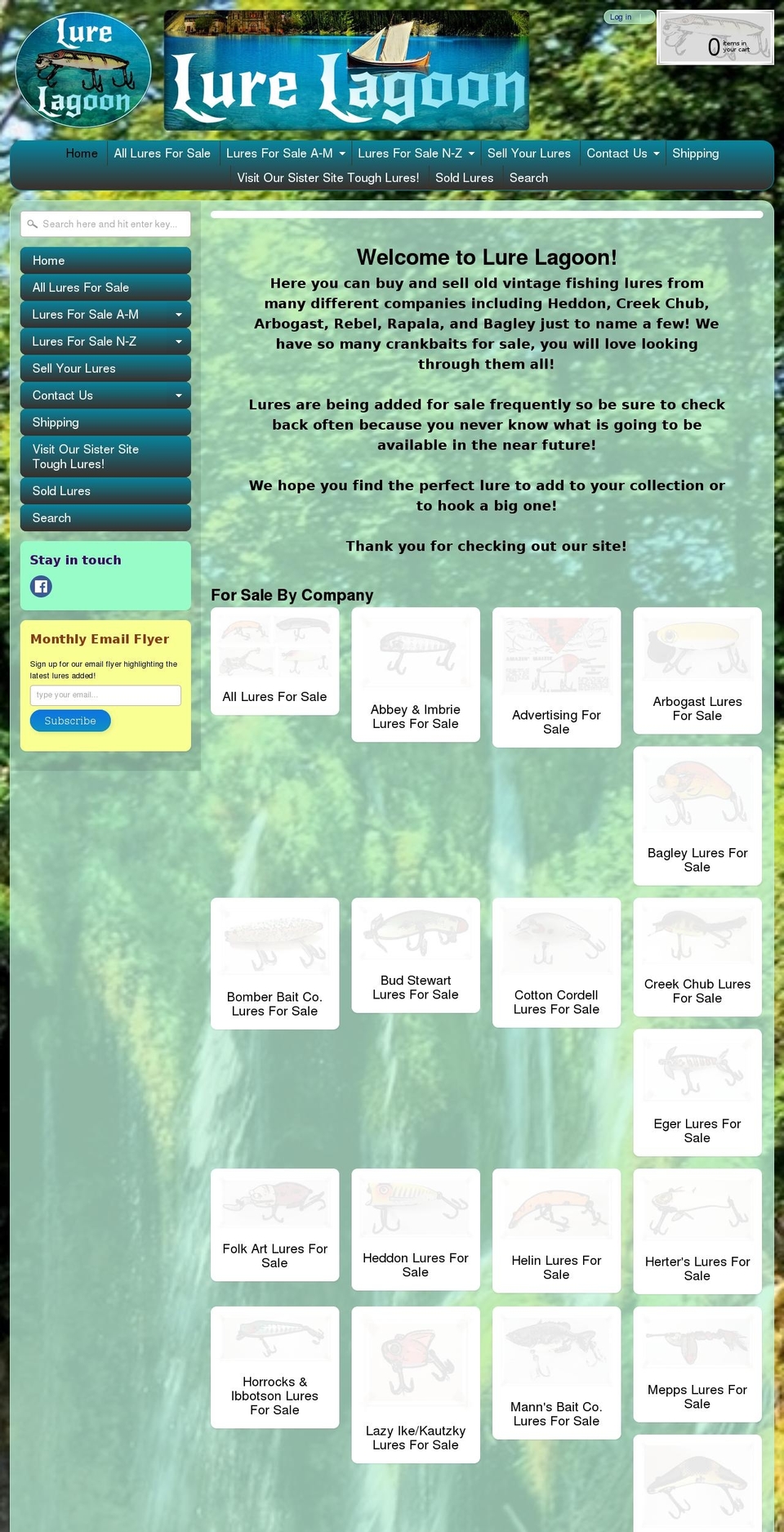 lurelagoon.com — Shopify storefront screenshot