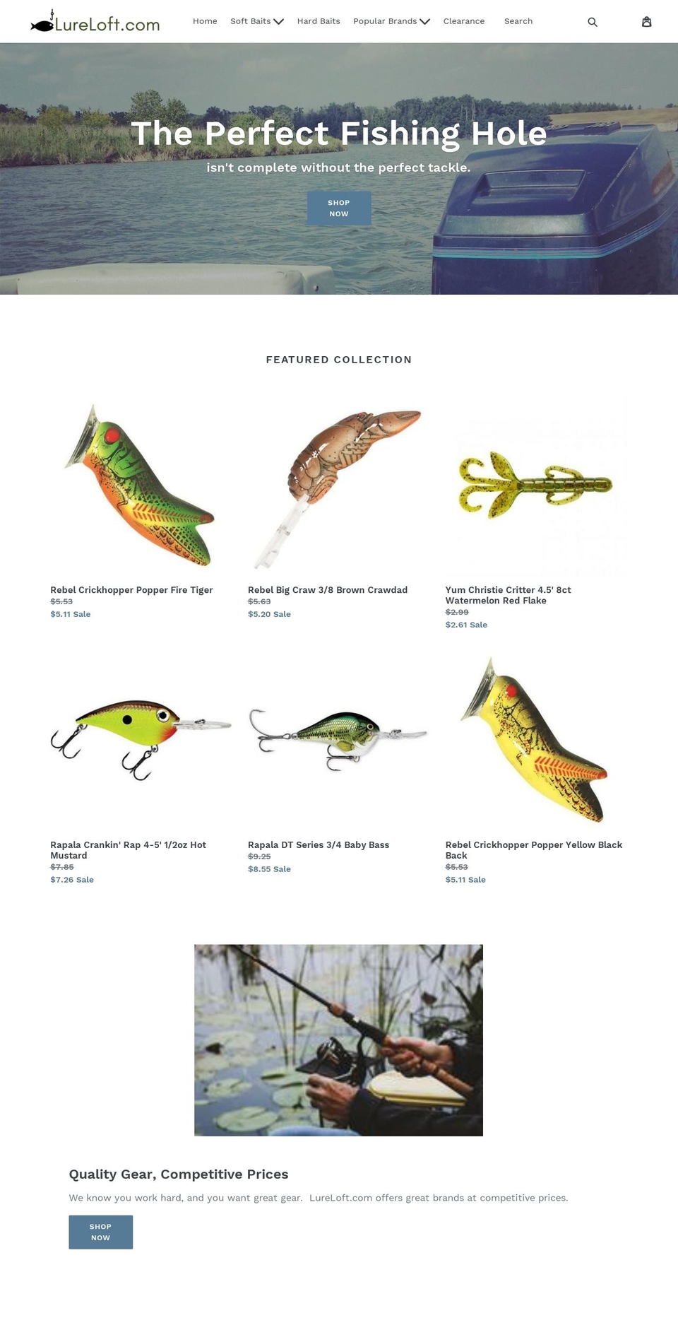 lureloft.com — Shopify storefront screenshot