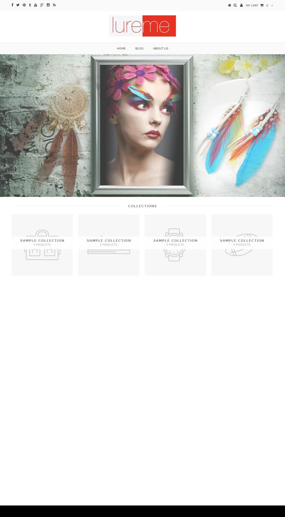 lureme.com — Shopify storefront screenshot