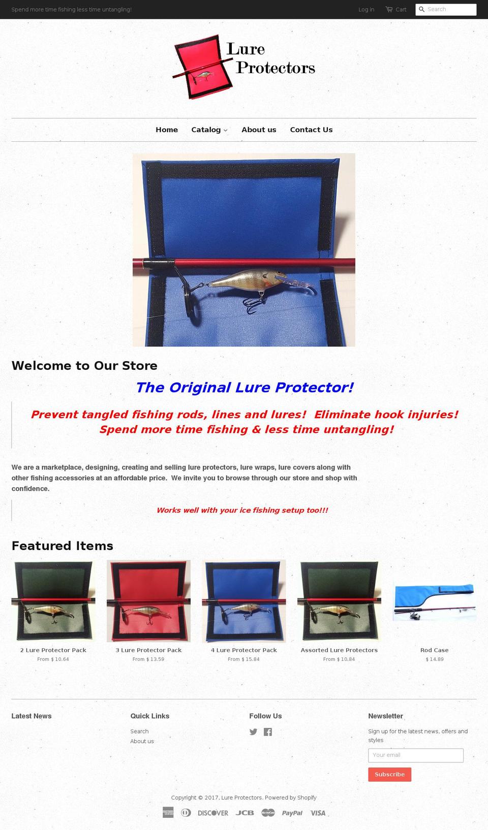 lurewraps.com shopify website screenshot
