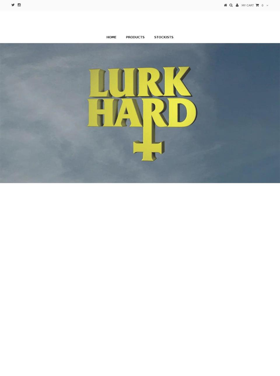 lurkhard.com shopify website screenshot