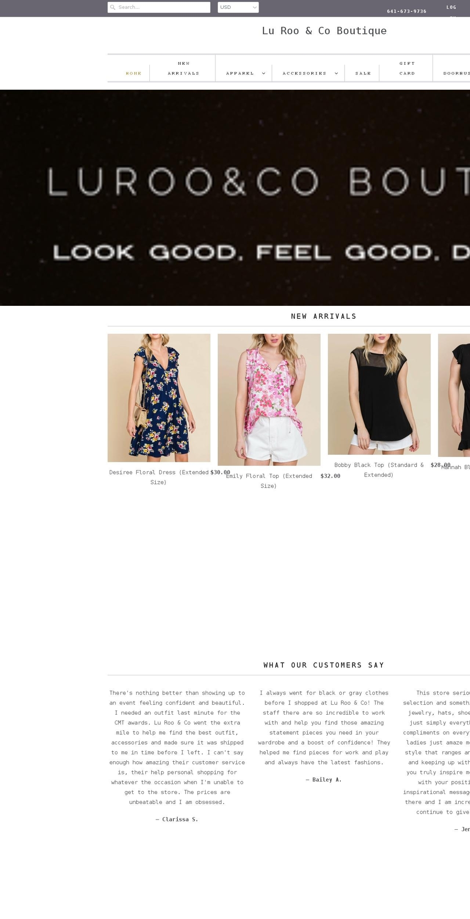 lurooco.com shopify website screenshot
