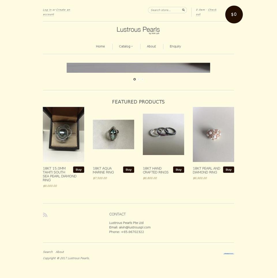 lustrouspl.com shopify website screenshot