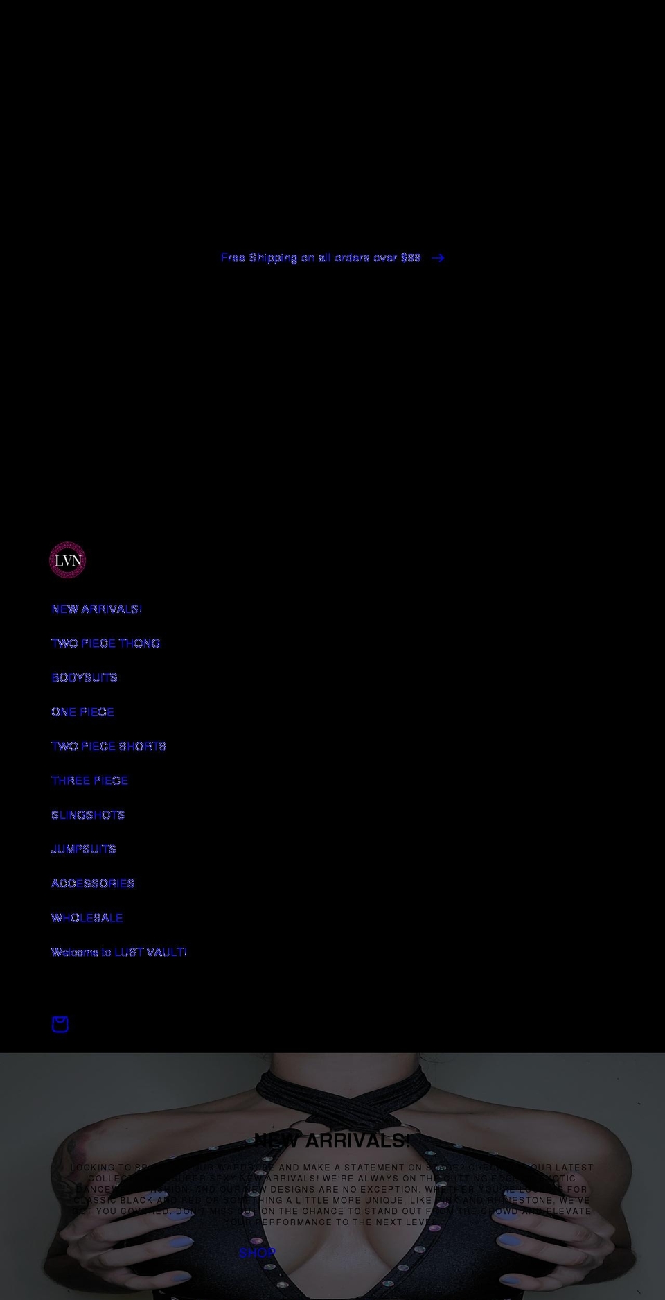lustvaultnation.com shopify website screenshot
