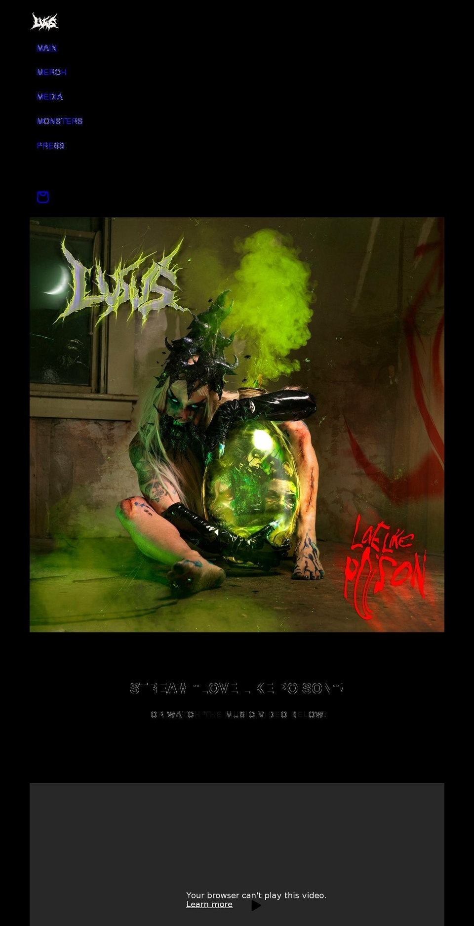 lususofficial.com shopify website screenshot