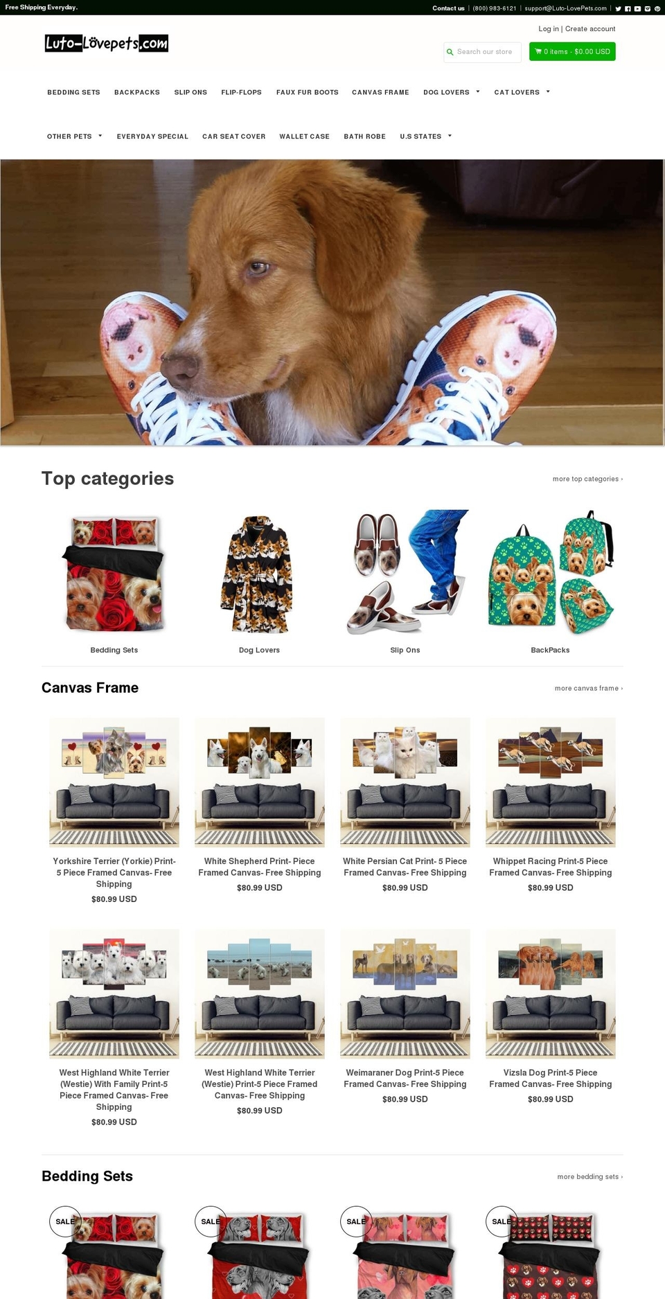 breedbiztheme Shopify theme site example luto-home.com