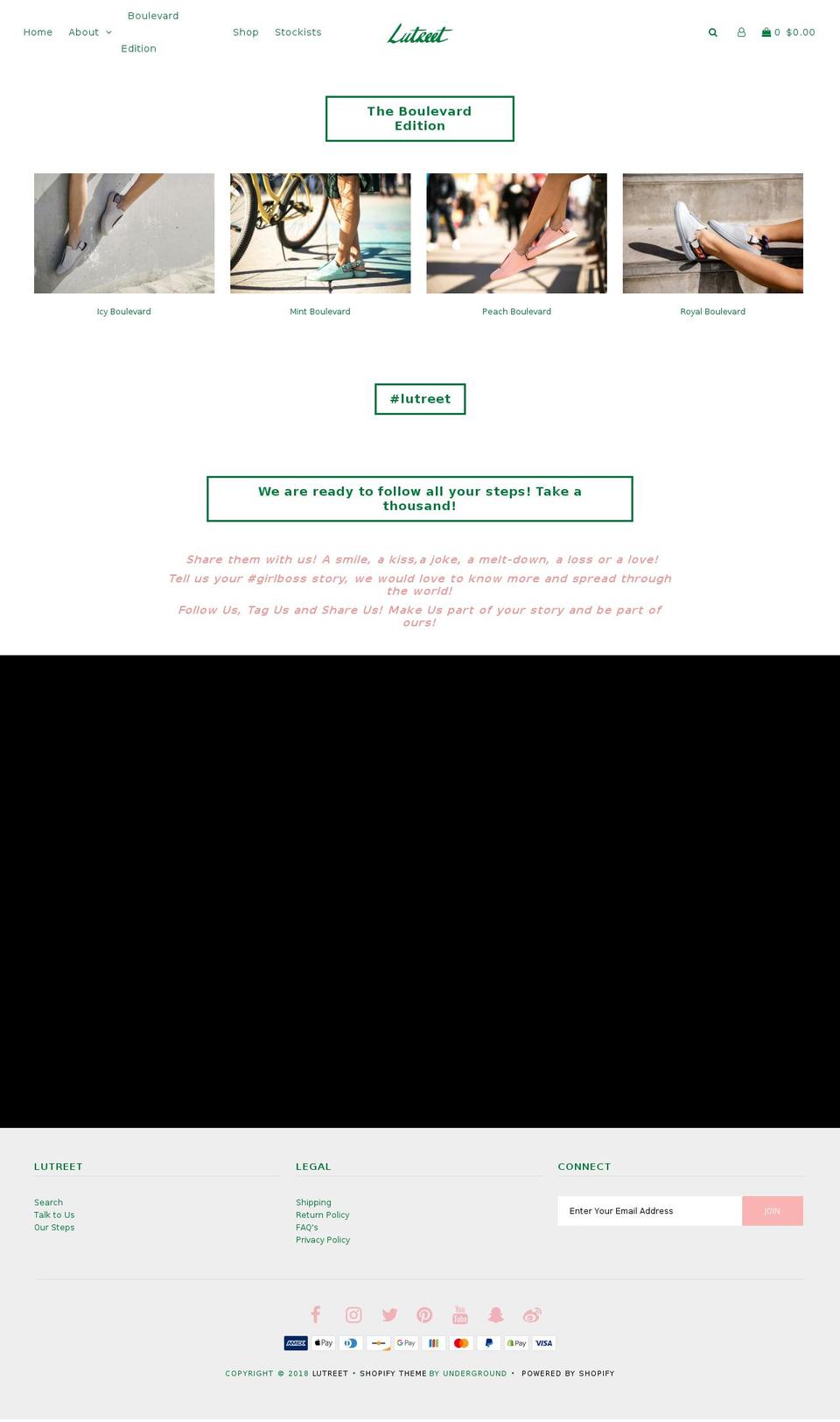 lutreet.com — Shopify storefront screenshot