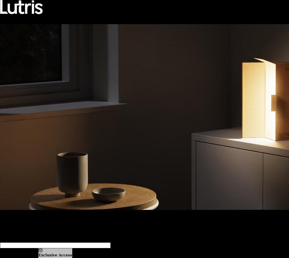 lutris.com shopify website screenshot