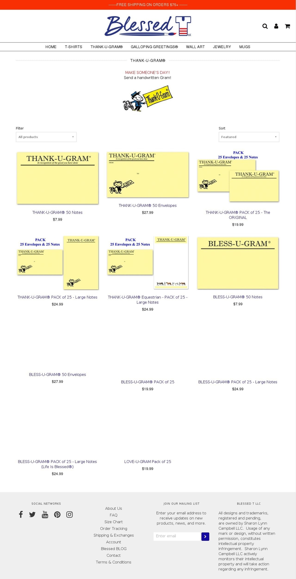 luv-u-gram.com — Shopify storefront screenshot
