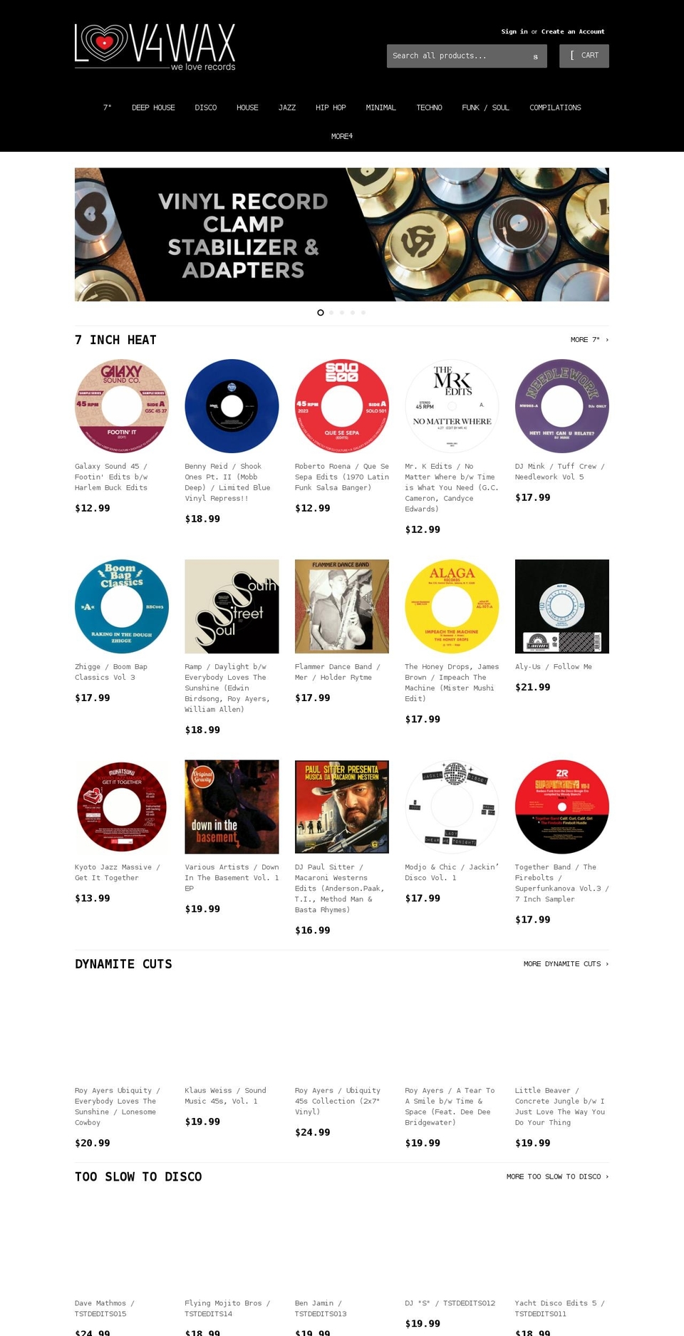 luv4wax.com shopify website screenshot