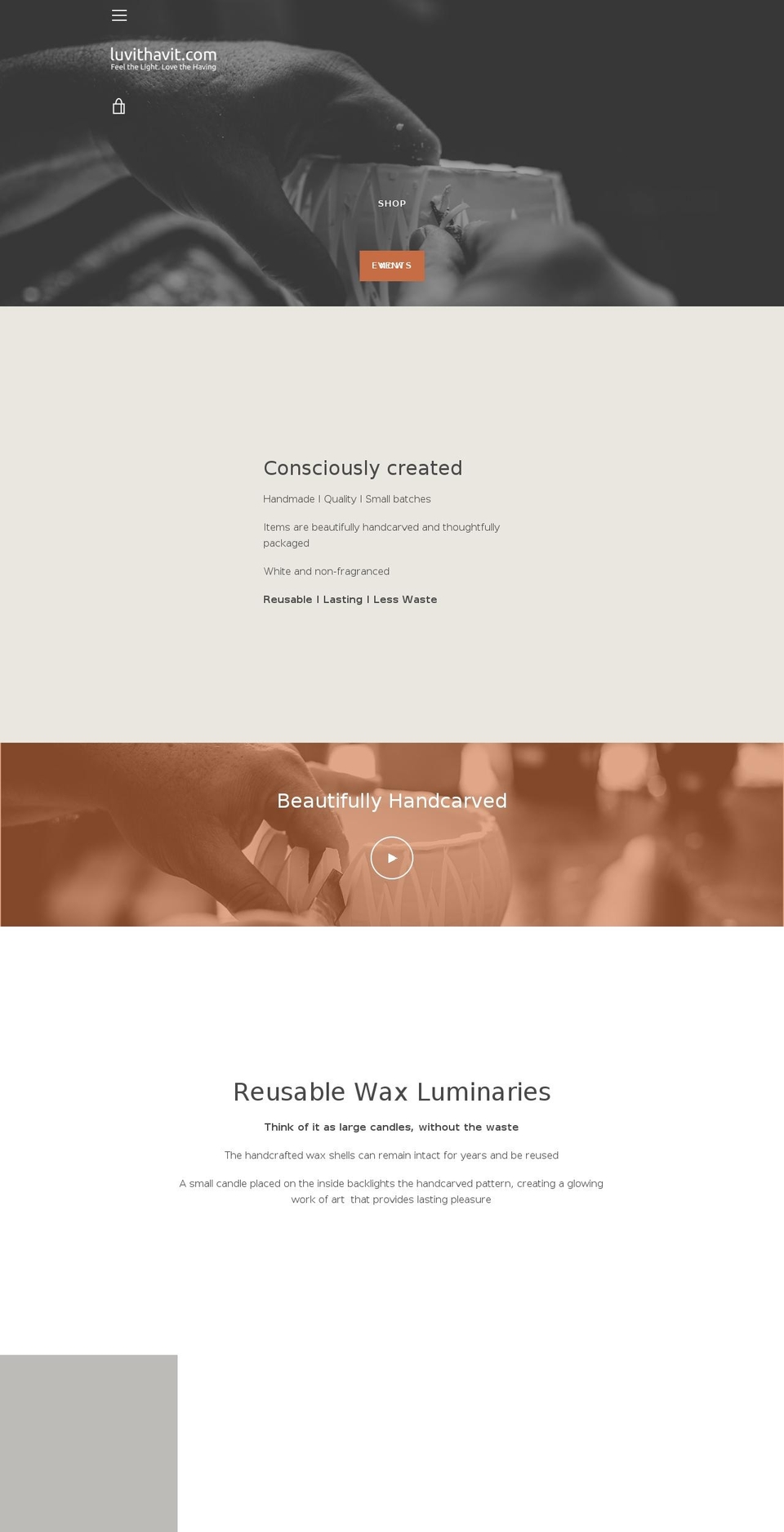 luvithavit.com — Shopify storefront screenshot