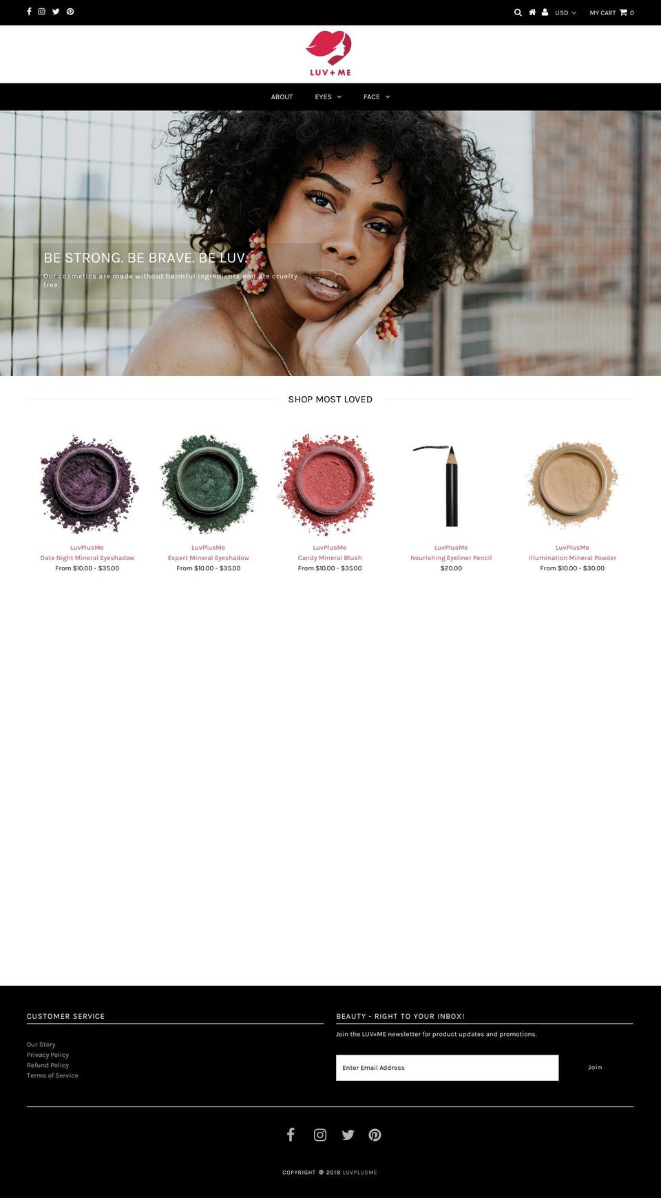 LuvPlusMe - Debut - PriceMax Shopify theme site example luvplusme.com