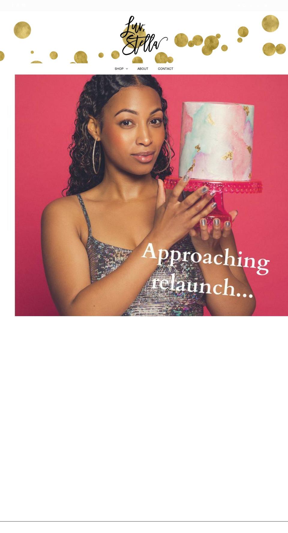 luvstella.com shopify website screenshot