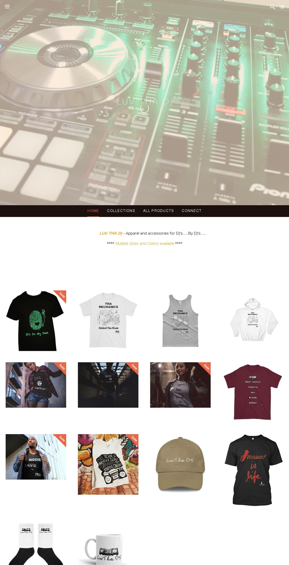 luvthadj.com shopify website screenshot