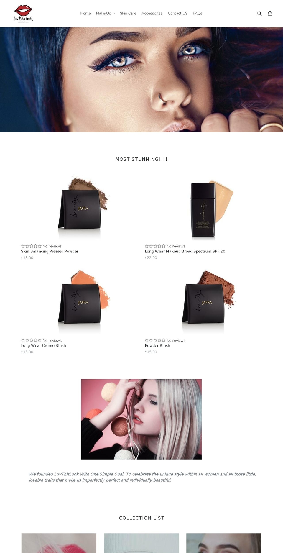 luvthislook.com — Shopify storefront screenshot